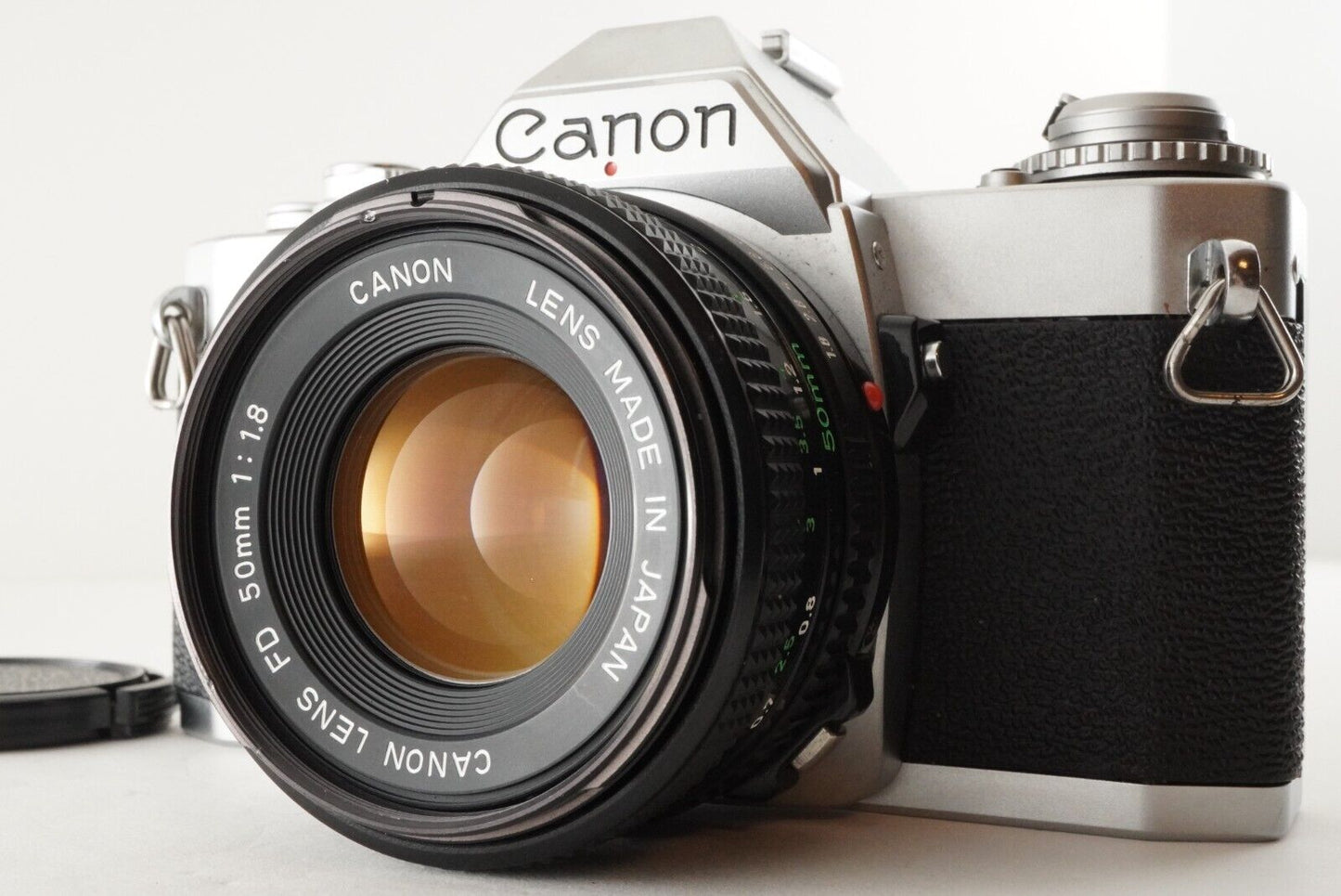 CANON AV-1 + NEW FD 50mm F1.8 SLR 35mm Film Camera from Japan #8289