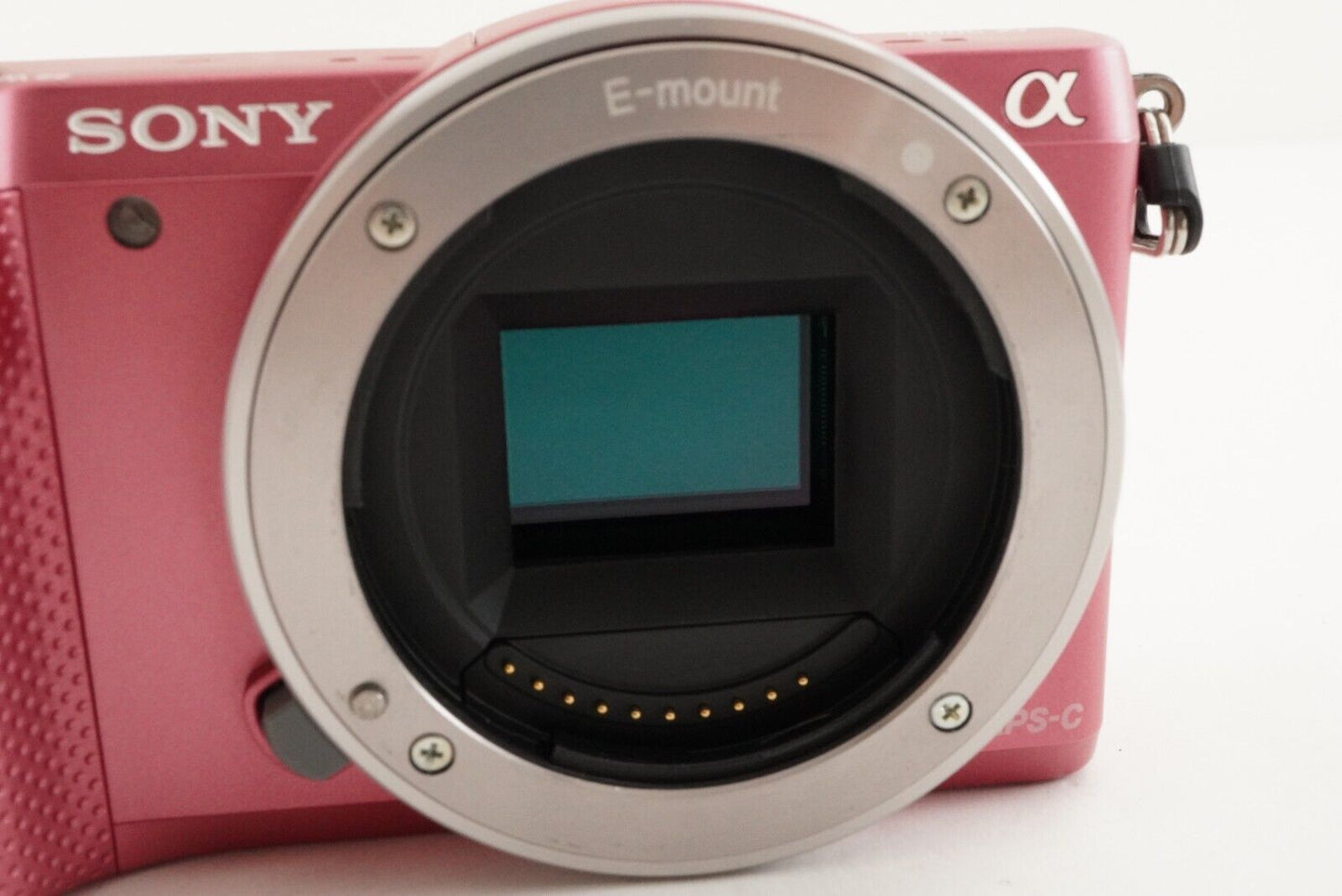 [S/C: 2,700] SONY Alpha a5000 ILCE-5000 Pink + E PZ 16-50mm from Japan #9770