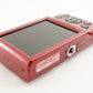 Canon IXY 120 Red With 4GB SDHC Card Compact Digital Camera from Japan #1646