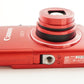 Canon IXY 110F Red With 4GB SDHC Card Compact Digital Camera from Japan #1467