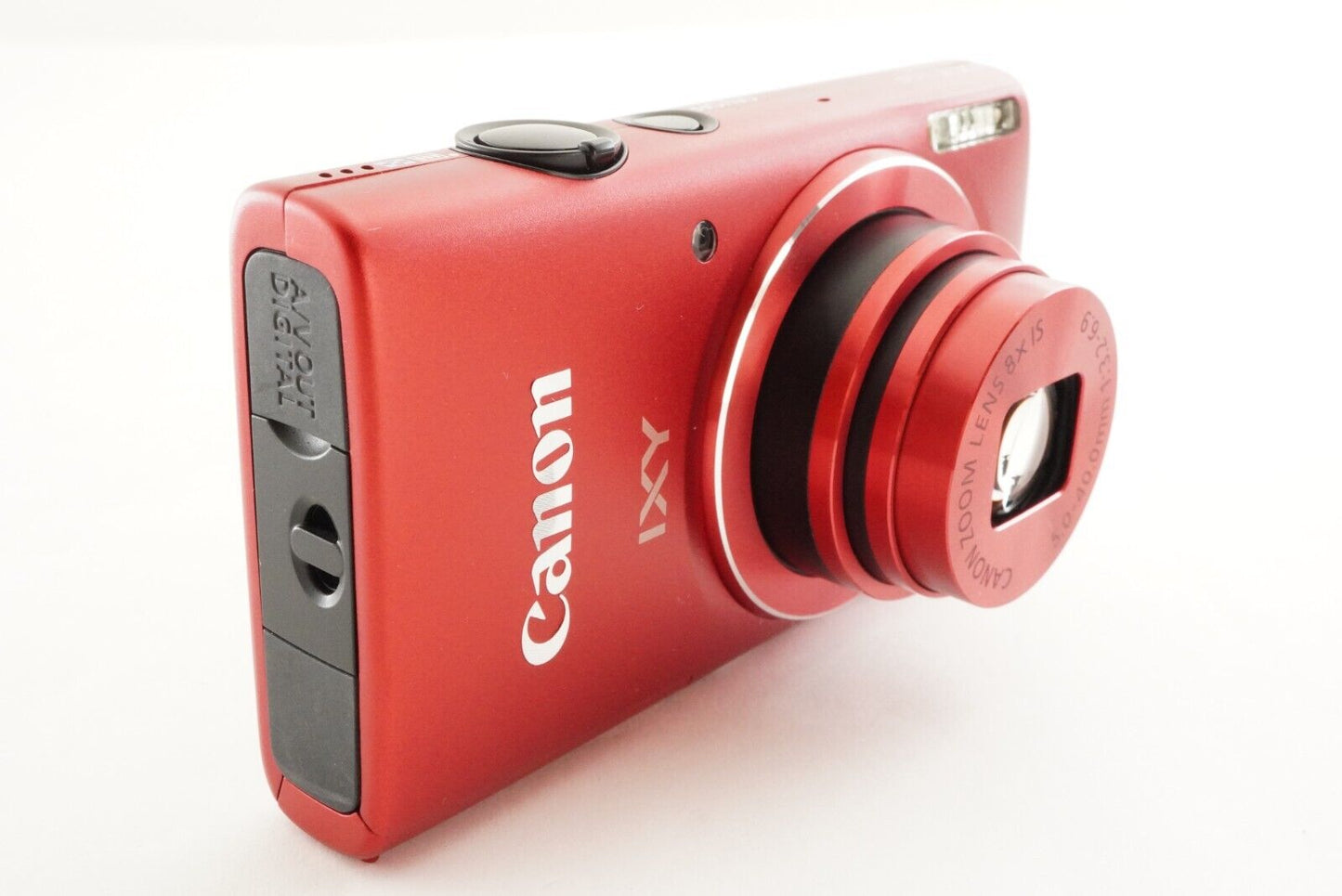 Canon IXY 110F Red With 4GB SDHC Card Compact Digital Camera from Japan #1467