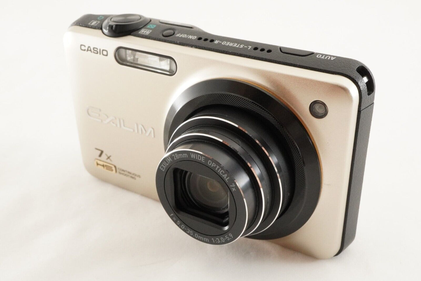 CASIO EX-ZR15 Gold With 4GB SDHC Card Digital Camera from Japan #9708