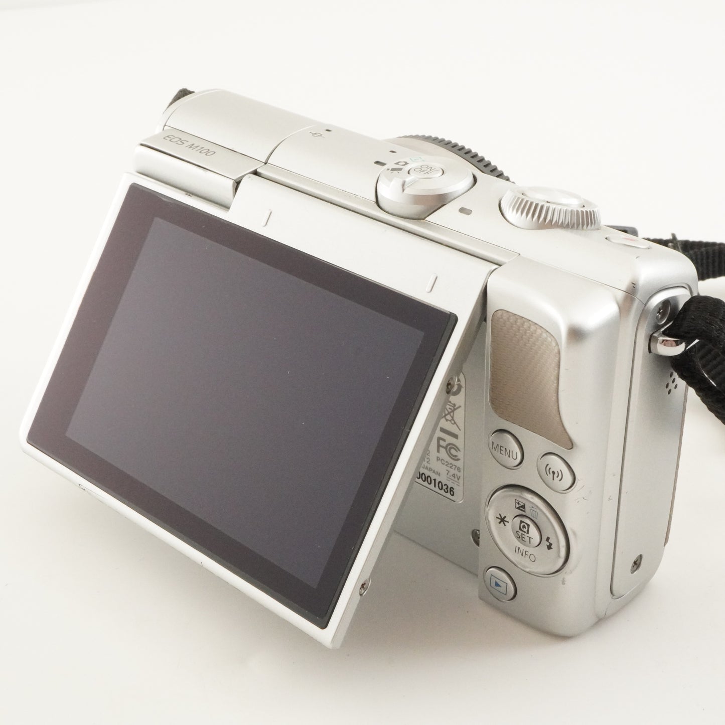 Canon EOS M100 Silver + EF-M 15-45mm IS STM + 4GB SDHC Card from Japan #11031