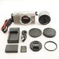 Canon EOS M100 Silver + EF-M 15-45mm IS STM + 4GB SDHC Card from Japan #11031