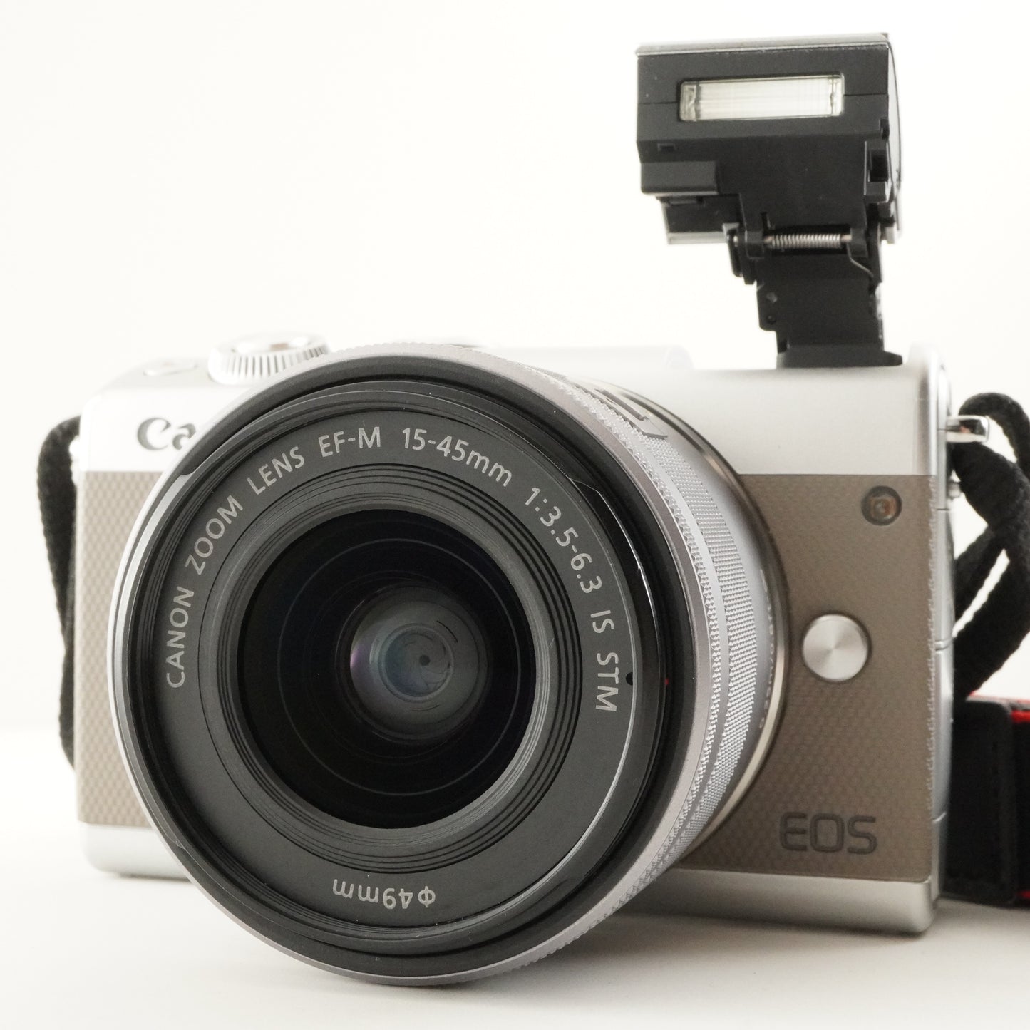 Canon EOS M100 Silver + EF-M 15-45mm IS STM + 4GB SDHC Card from Japan #11031