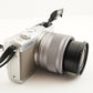 Canon EOS M100 Silver + EF-M 15-45mm IS STM + 4GB SDHC Card from Japan #11031