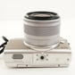 Canon EOS M100 Silver + EF-M 15-45mm IS STM + 4GB SDHC Card from Japan #11031