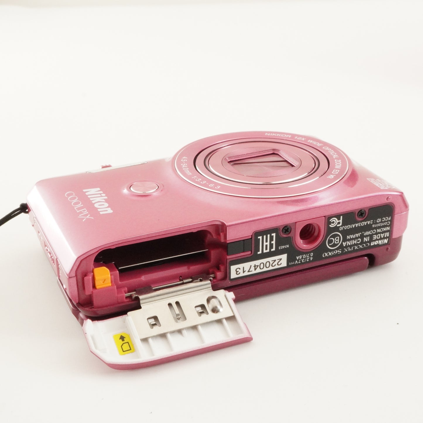Nikon COOLPIX S6900 Pink In Box & 4GB SDHC Card Digital Camera from Japan #11047