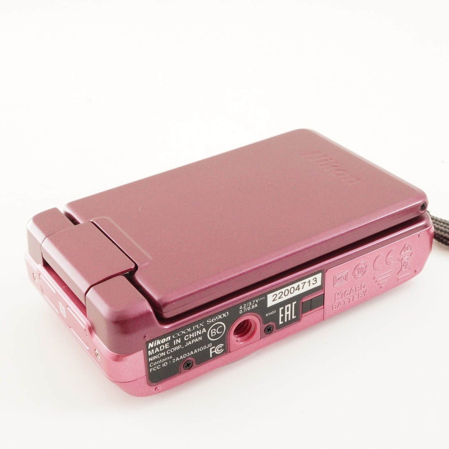 Nikon COOLPIX S6900 Pink In Box & 4GB SDHC Card Digital Camera from Japan #11047