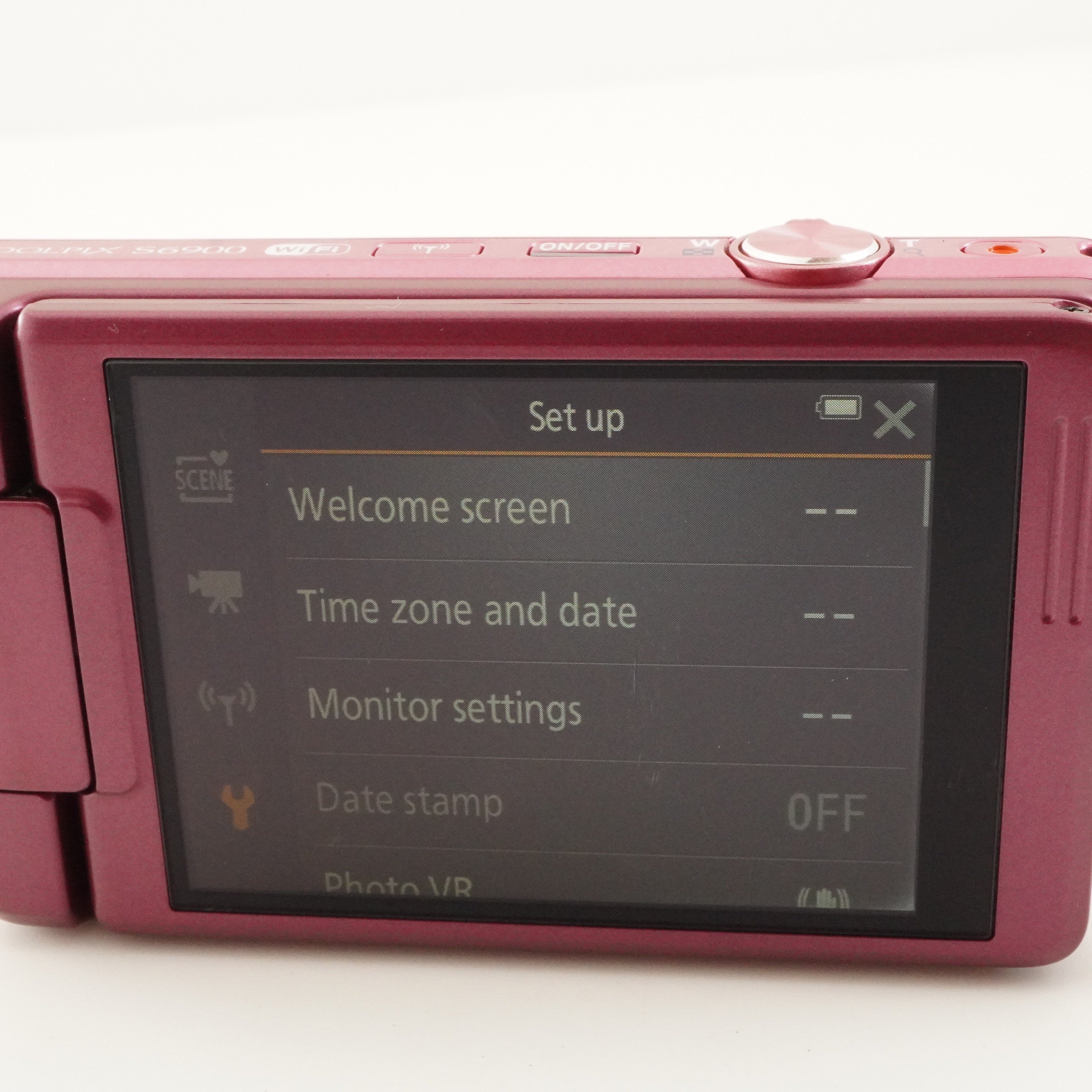 Nikon COOLPIX S6900 Pink In Box & 4GB SDHC Card Digital Camera