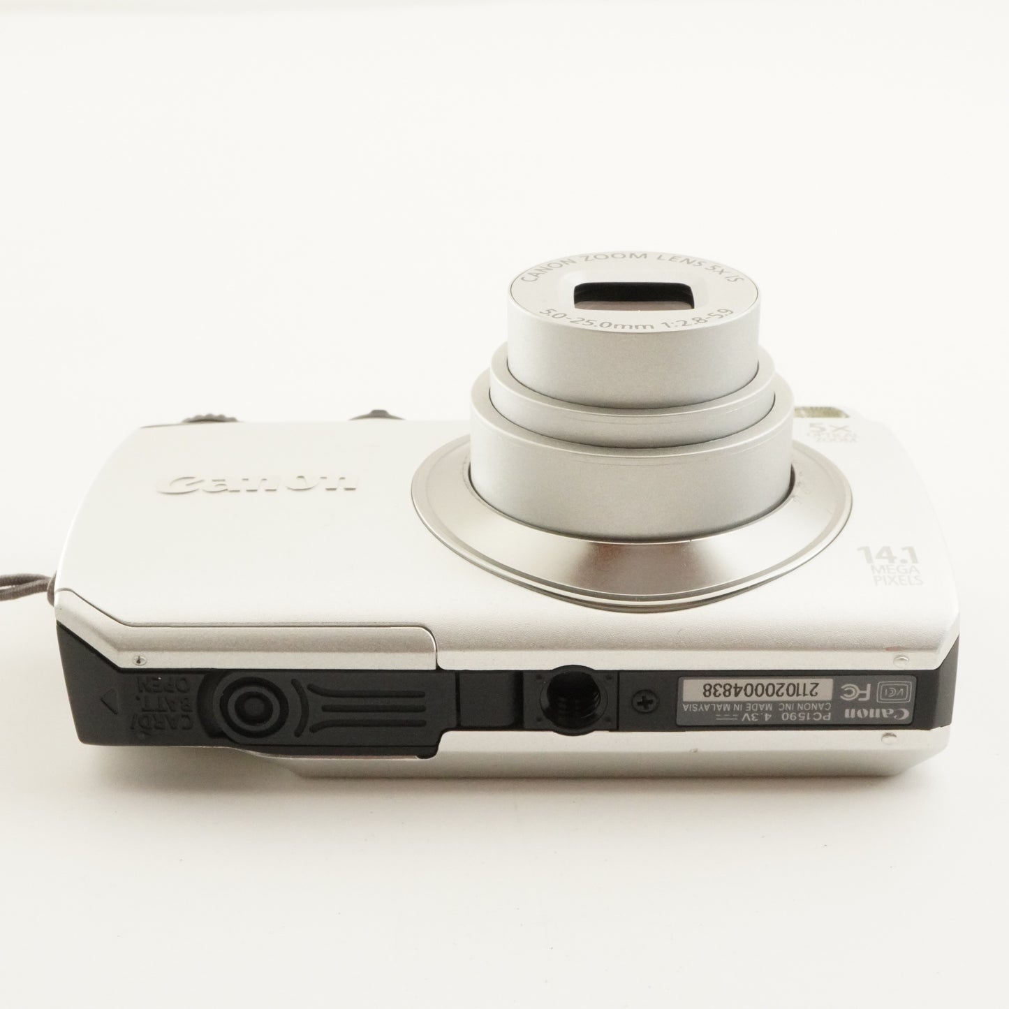 Canon PowerShot A3200 IS Silver + 4GB SDHC Card Digital Camera from Japan #11107
