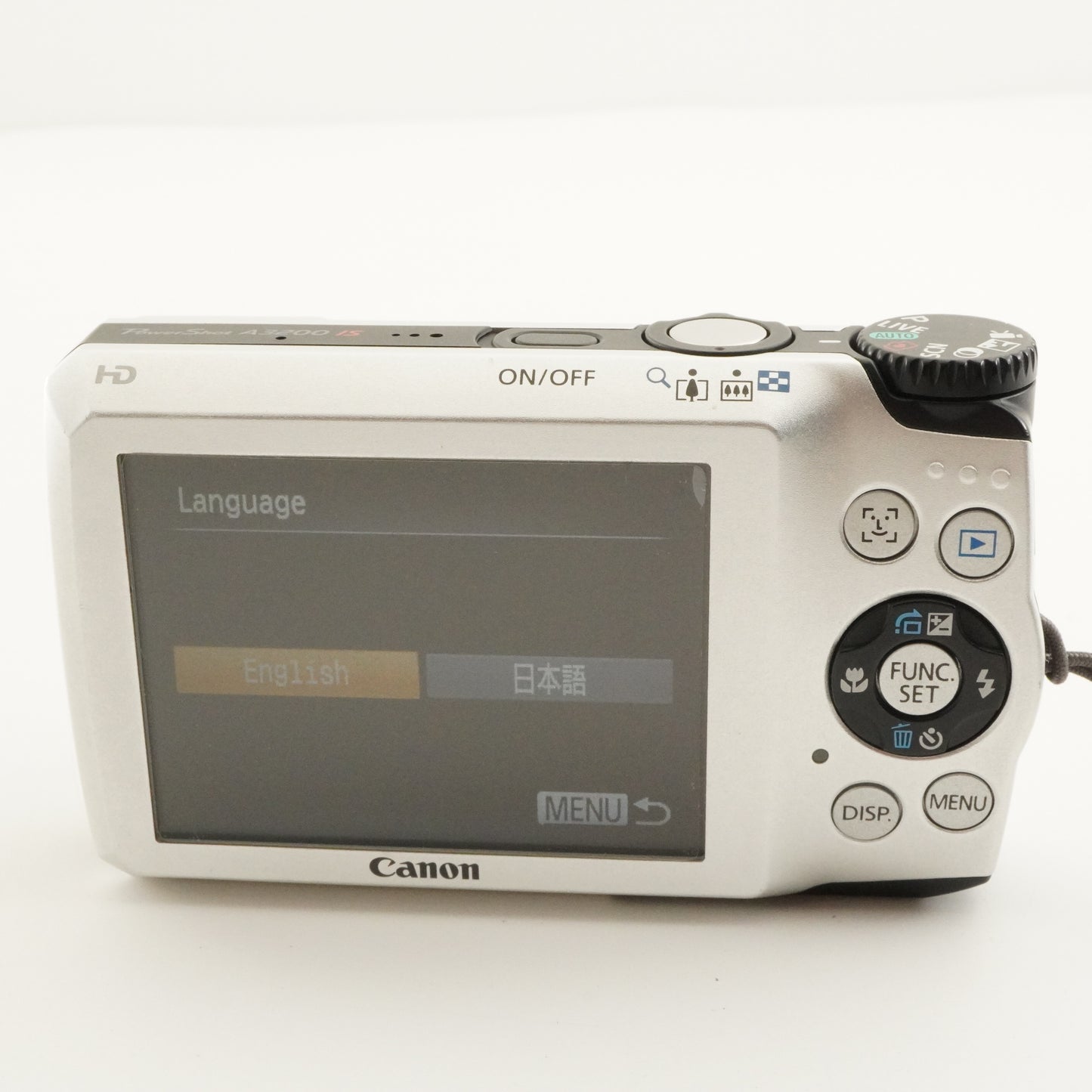 Canon PowerShot A3200 IS Silver + 4GB SDHC Card Digital Camera from Japan #11107