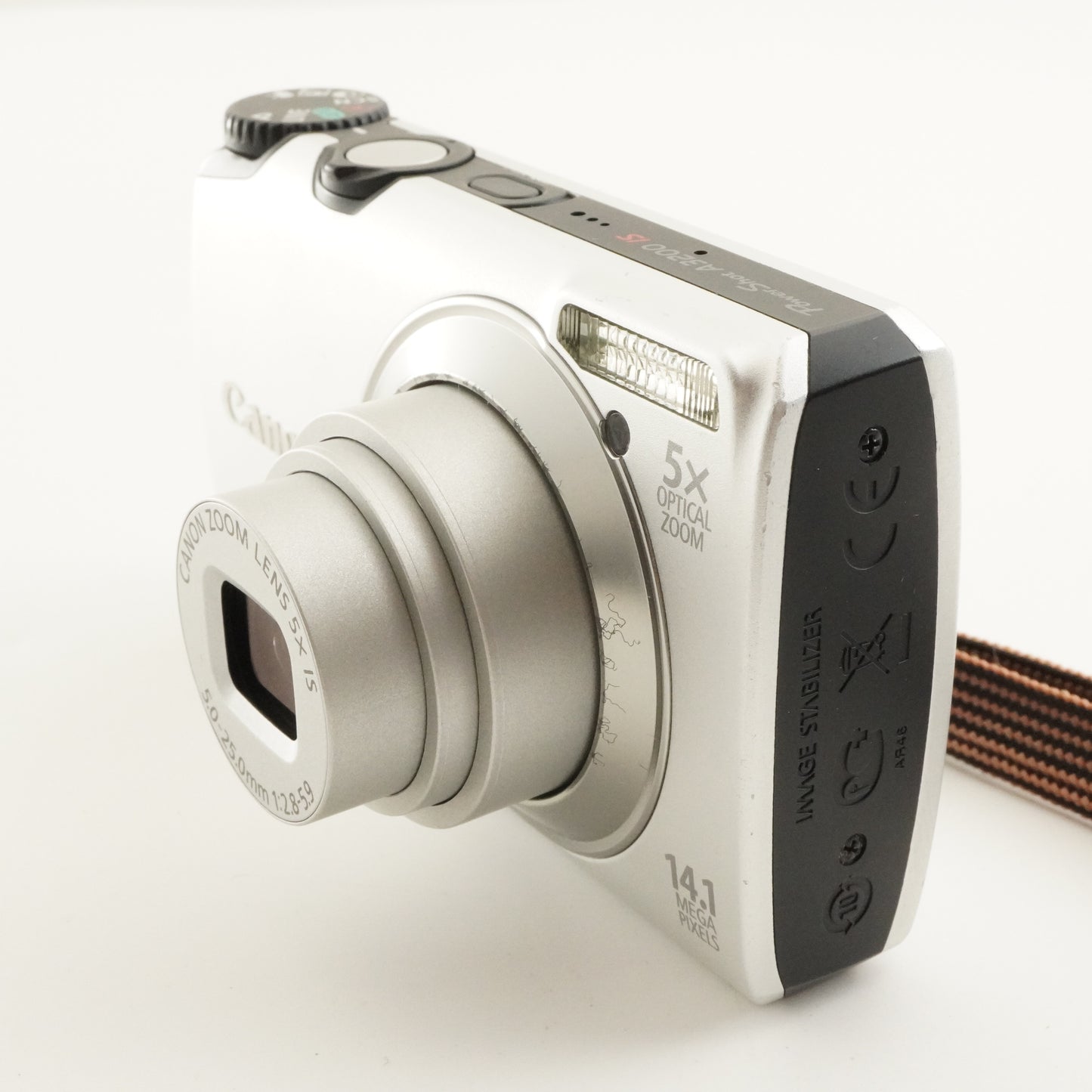 Canon PowerShot A3200 IS Silver + 4GB SDHC Card Digital Camera from Japan #11107