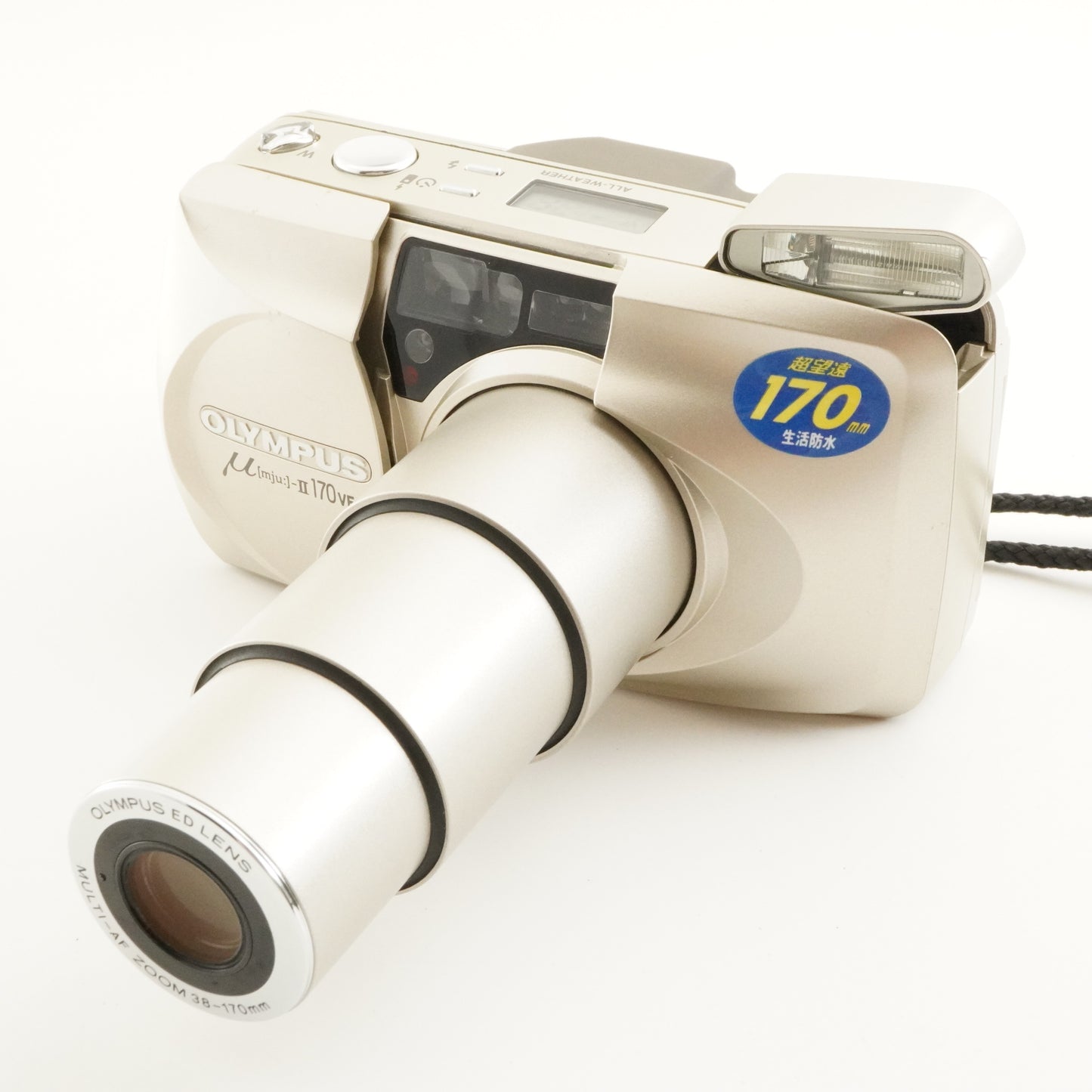 OLYMPUS mju II 170 VF [mju:] Point & Shoot Film Camera from Japan #11115