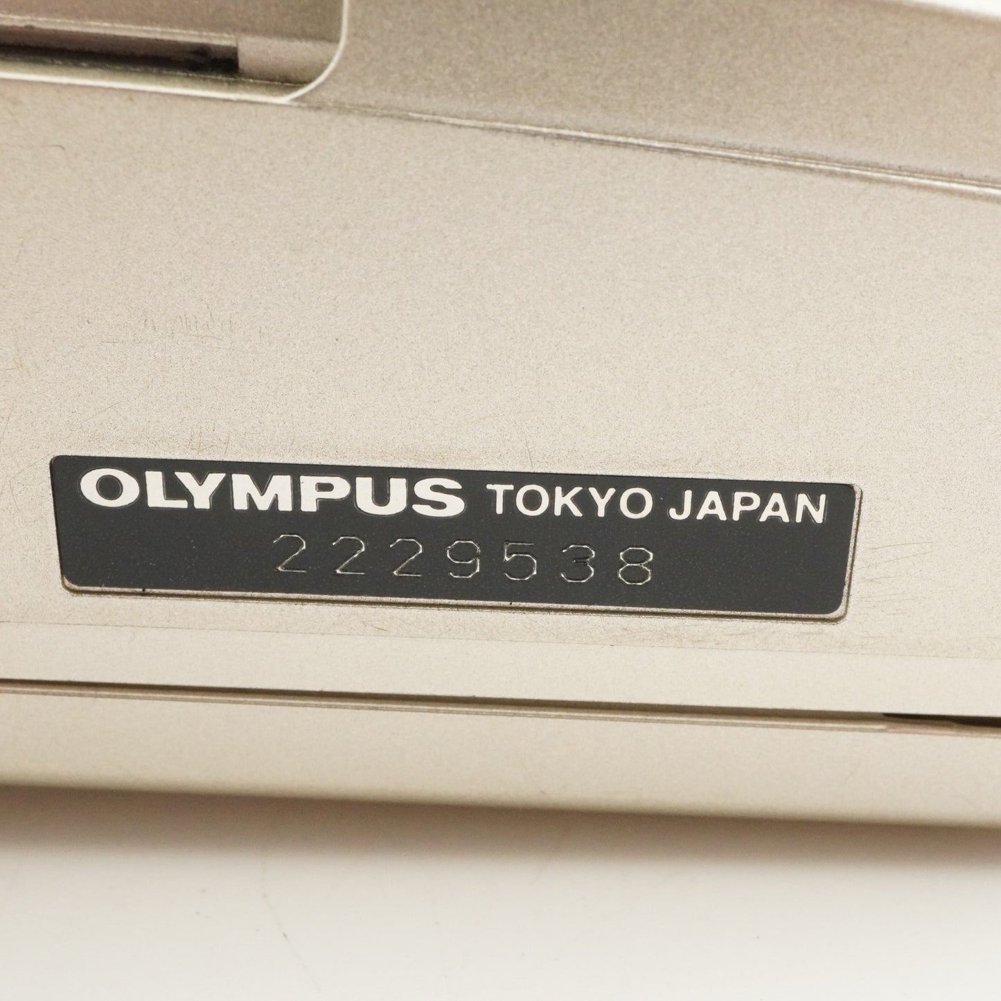 OLYMPUS mju II 115 VF [mju:] + RC-200 Film Camera from Japan #11123