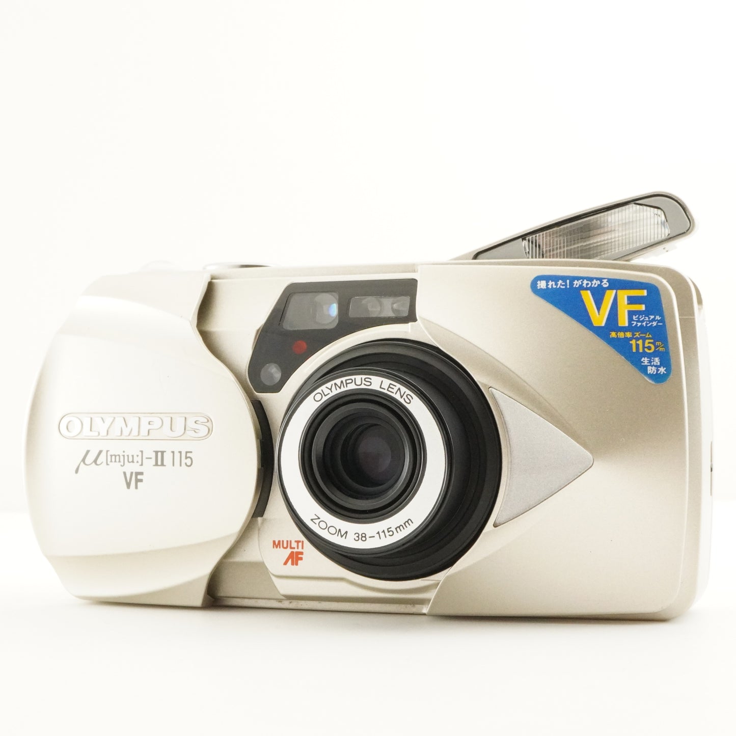 OLYMPUS mju II 115 VF [mju:] Point & Shoot Film Camera from Japan #11140