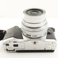 [1,937 Shots] OLYMPUS OM-D E-M10 Silver +14-42 +40-150 +4GB SD from Japan #11201
