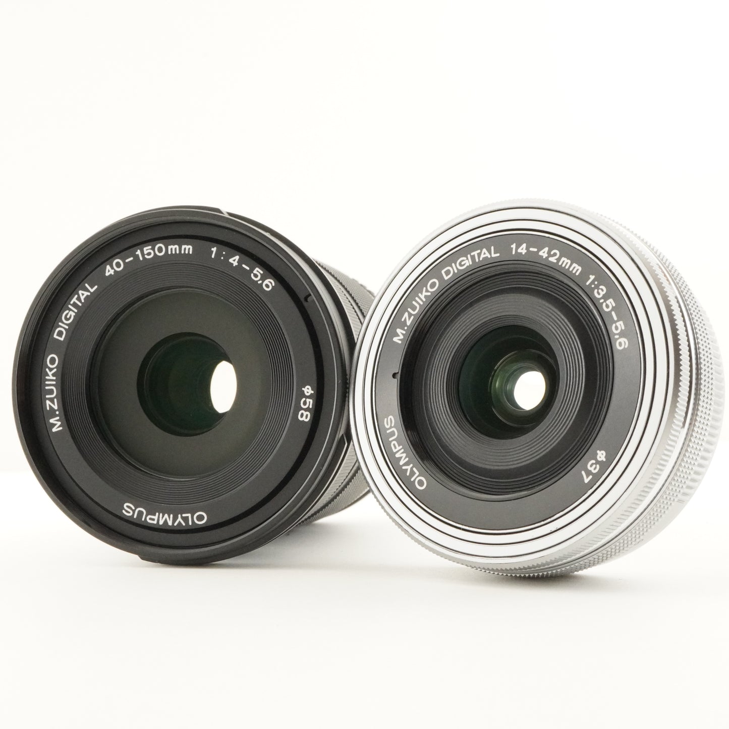 [1,937 Shots] OLYMPUS OM-D E-M10 Silver +14-42 +40-150 +4GB SD from Japan #11201