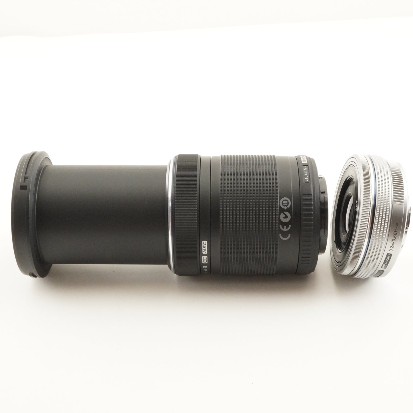 [1,937 Shots] OLYMPUS OM-D E-M10 Silver +14-42 +40-150 +4GB SD from Japan #11201