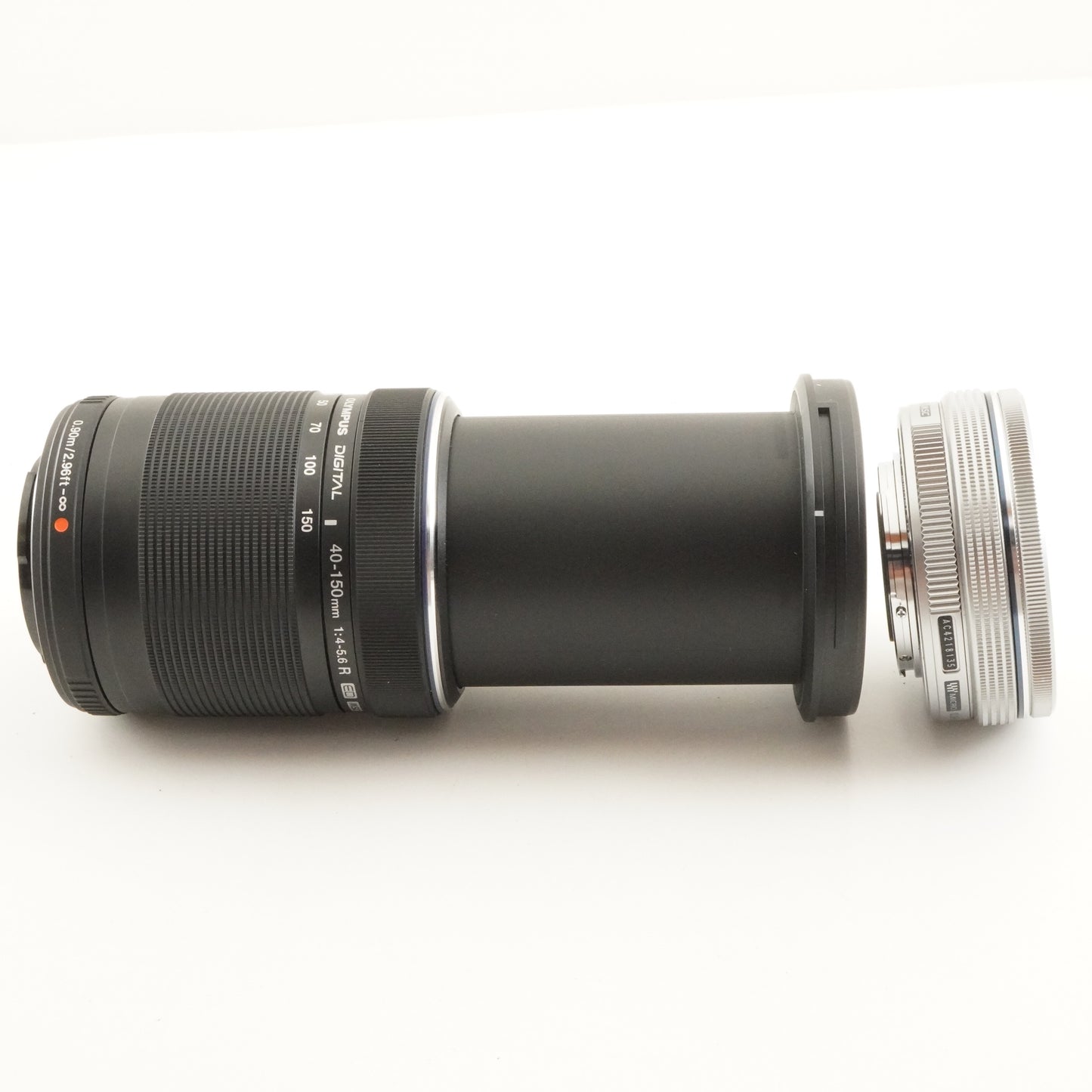 [1,937 Shots] OLYMPUS OM-D E-M10 Silver +14-42 +40-150 +4GB SD from Japan #11201