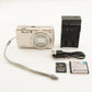 FUJIFILM FinePix F200 EXR Silver + 4GB SDHC Card from Japan #11214
