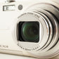 FUJIFILM FinePix F200 EXR Silver + 4GB SDHC Card from Japan #11214