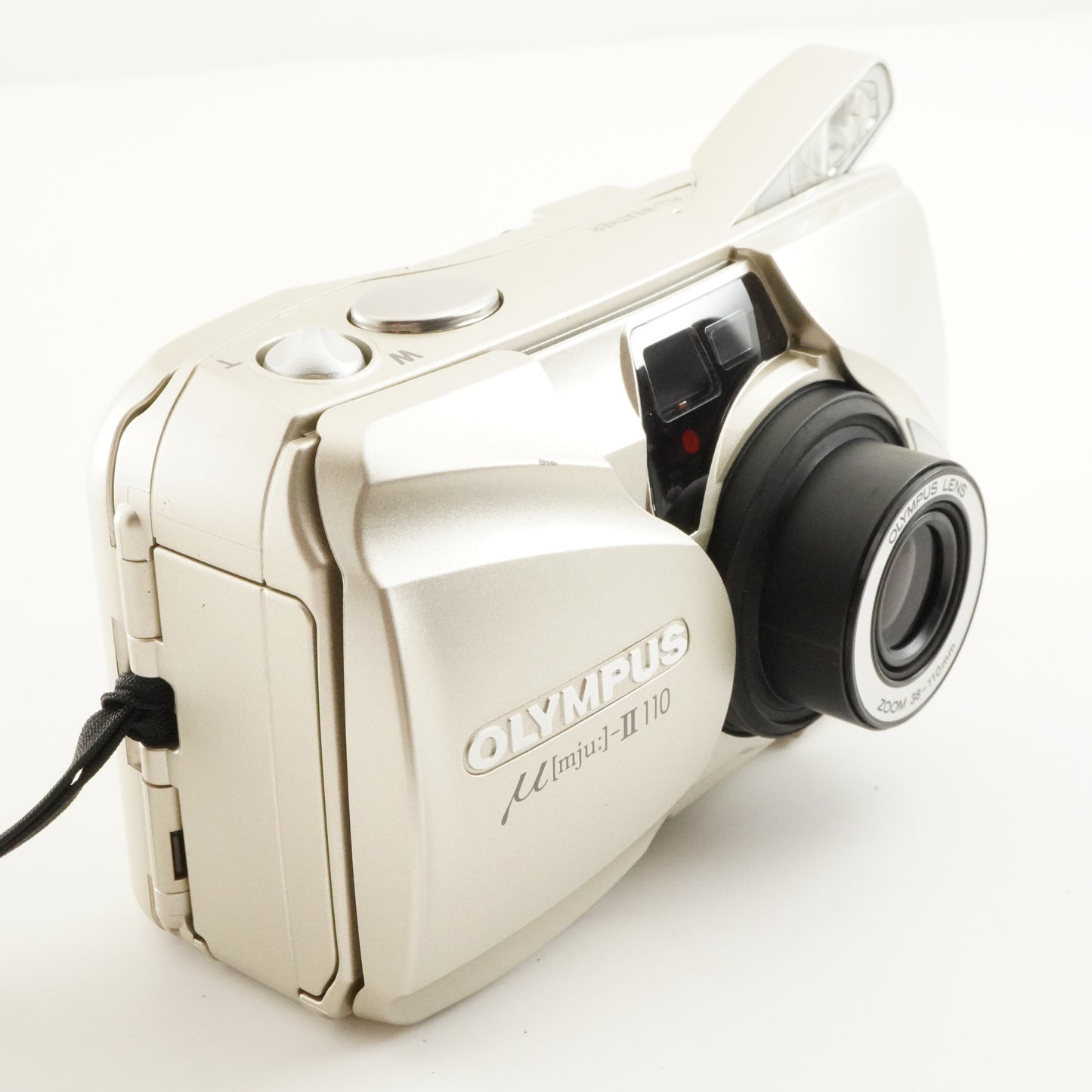 OLYMPUS mju II 110 [mju:] + Case + RC-200 Film Camera from Japan #11226