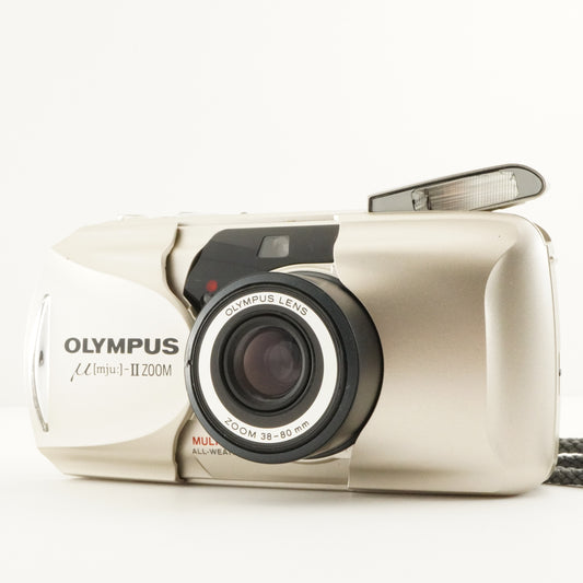 OLYMPUS mju II ZOOM [mju:] Point & Shoot Film Camera from Japan #11276