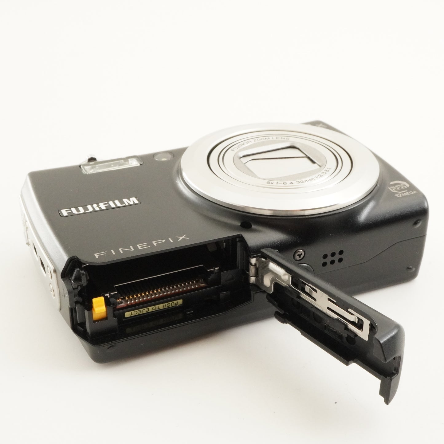 FUJIFILM FinePix F100fd Black + 4GB SDHC Card Digital Camera from Japan #11281
