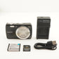 FUJIFILM FinePix F100fd Black + 4GB SDHC Card Digital Camera from Japan #11281