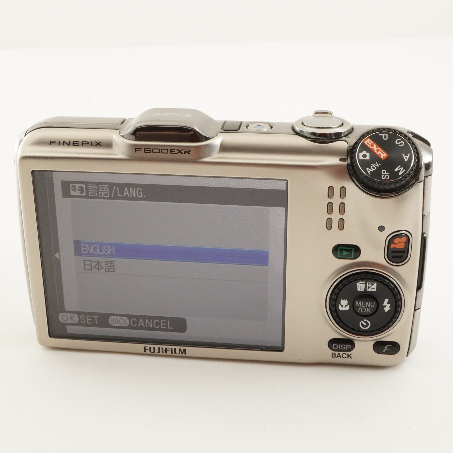 FUJIFILM FINEPIX F600 EXR Silver In Box & 4GB SDHC Card from Japan #11289