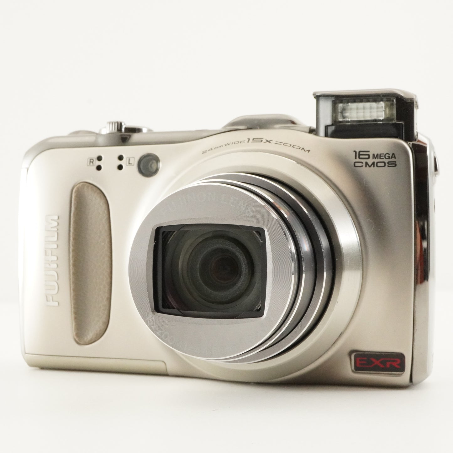 FUJIFILM FINEPIX F600 EXR Silver In Box & 4GB SDHC Card from Japan #11289