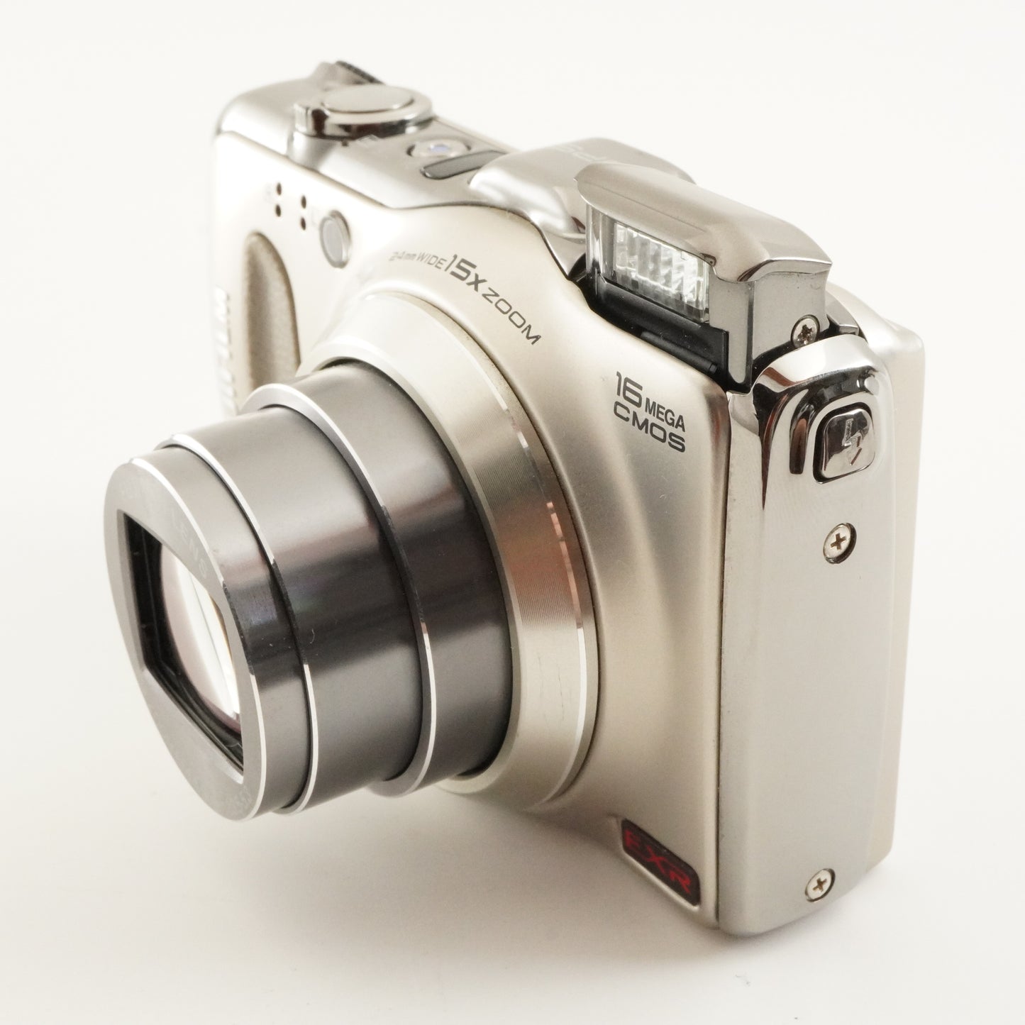 FUJIFILM FINEPIX F600 EXR Silver In Box & 4GB SDHC Card from Japan #11289