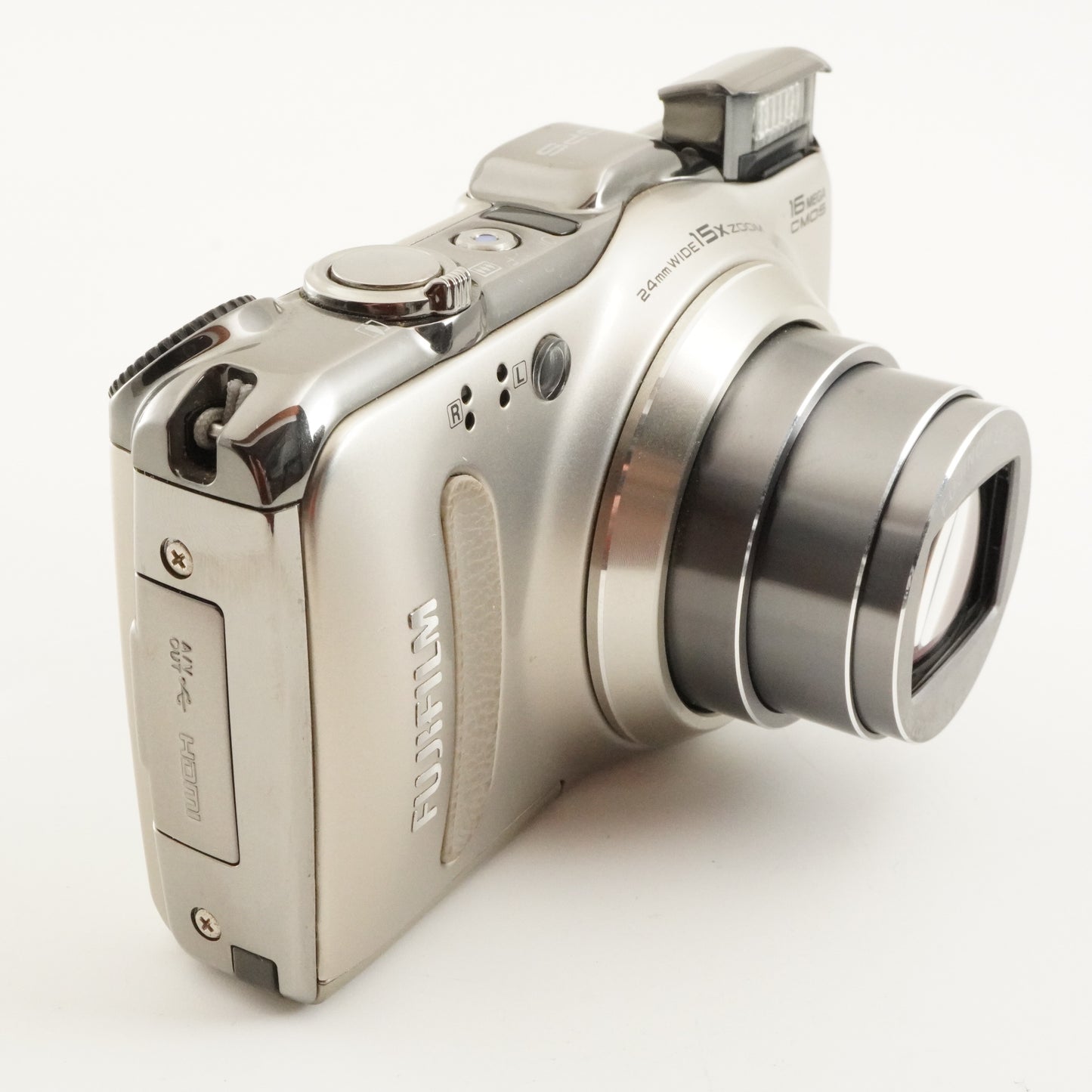 FUJIFILM FINEPIX F600 EXR Silver In Box & 4GB SDHC Card from Japan #11289