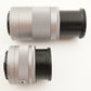 Canon EOS M100 Silver + 15-45 + 55-200 + EF-EOS M + 4GB SDHC from Japan #11295