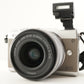 Canon EOS M100 Silver + 15-45 + 55-200 + EF-EOS M + 4GB SDHC from Japan #11295