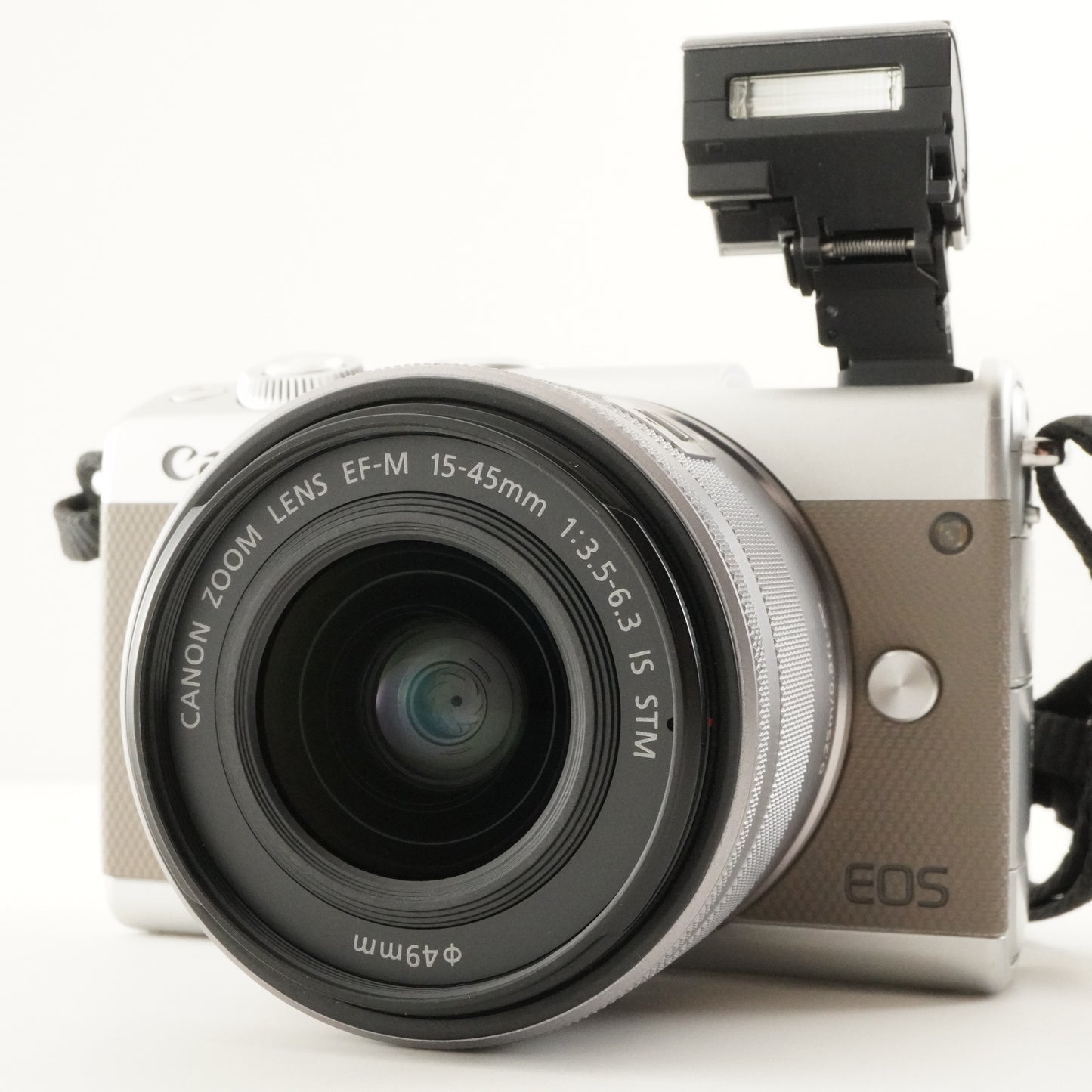 Canon EOS M100 Silver + 15-45 + 55-200 + EF-EOS M + 4GB SDHC from Japan #11295