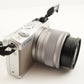 Canon EOS M100 Silver + 15-45 + 55-200 + EF-EOS M + 4GB SDHC from Japan #11295