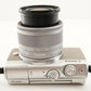 Canon EOS M100 Silver + 15-45 + 55-200 + EF-EOS M + 4GB SDHC from Japan #11295