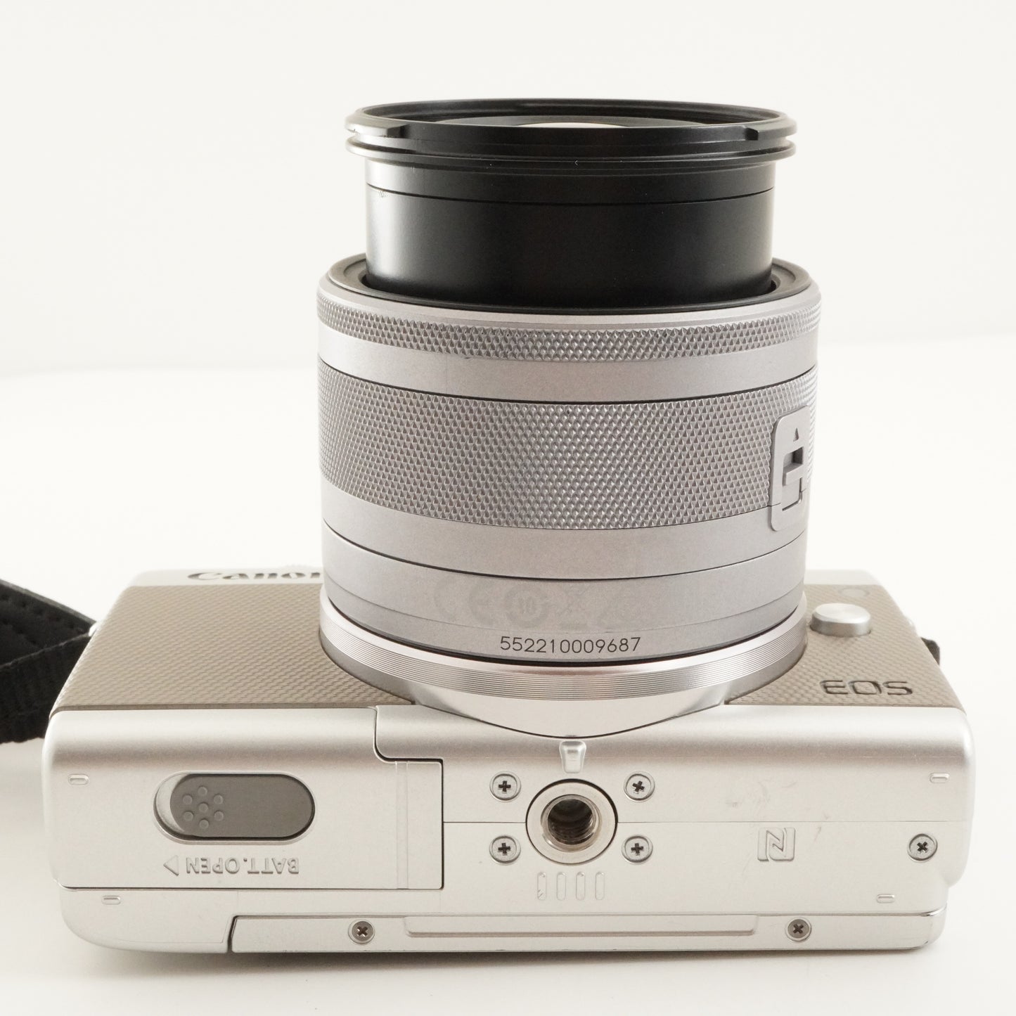 Canon EOS M100 Silver + 15-45 + 55-200 + EF-EOS M + 4GB SDHC from Japan #11295