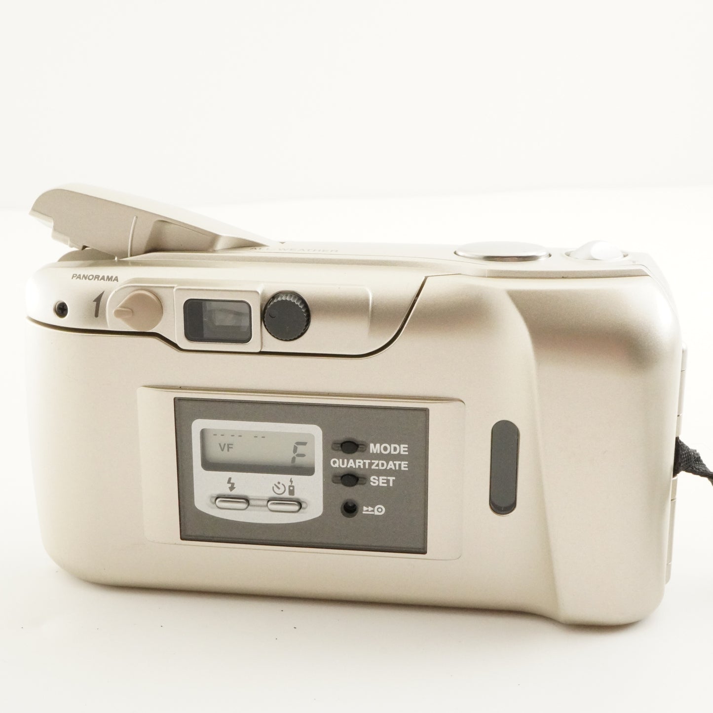 OLYMPUS mju II 115 VF [mju:] + RC-200 Film Camera from Japan #11299