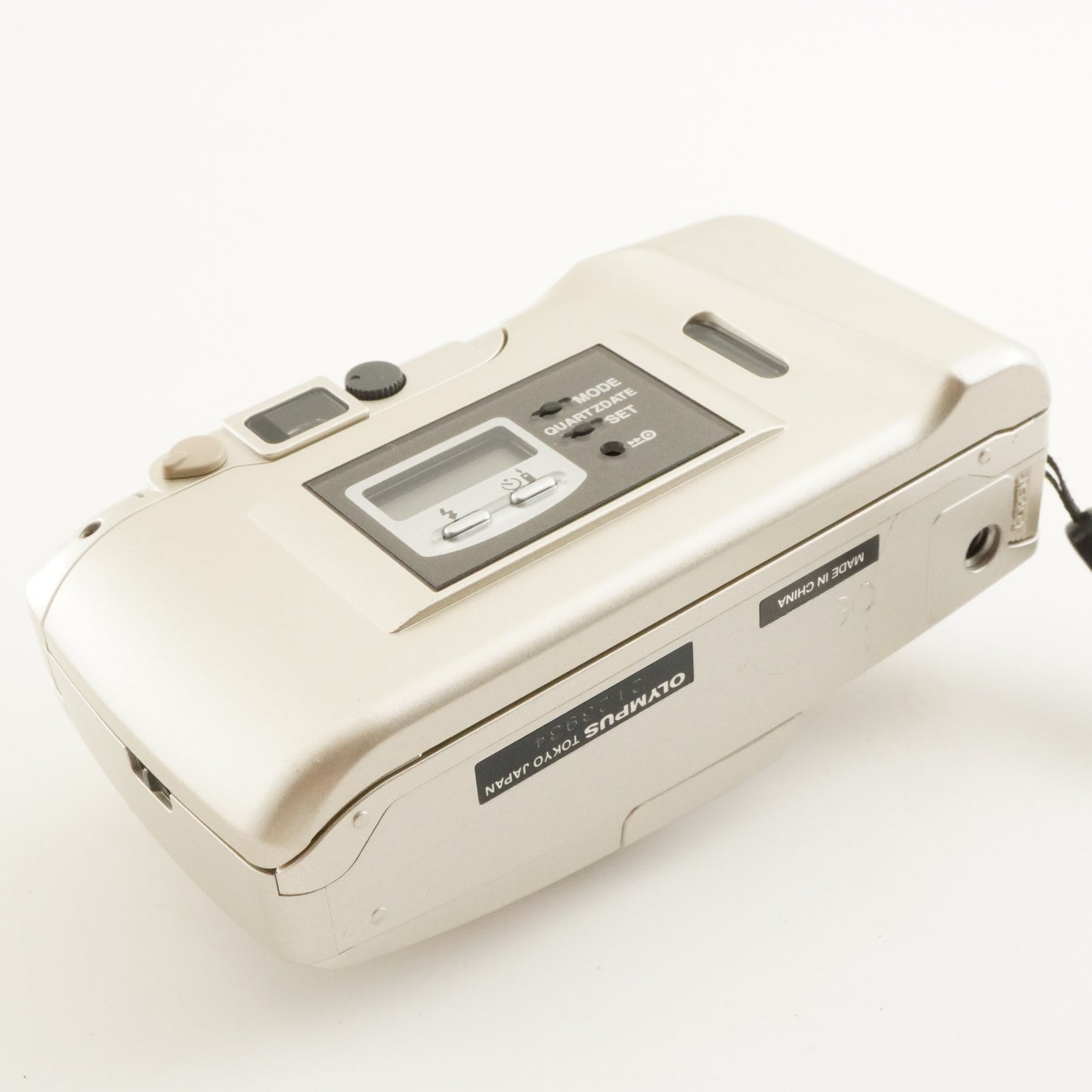 OLYMPUS mju II 115 VF [mju:] + RC-200 Film Camera from Japan #11299