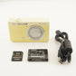 CASIO EXILIM EX-ZR70 Yellow + 4GB SDHC Card Digital Camera from Japan #11303