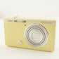 CASIO EXILIM EX-ZR70 Yellow + 4GB SDHC Card Digital Camera from Japan #11303