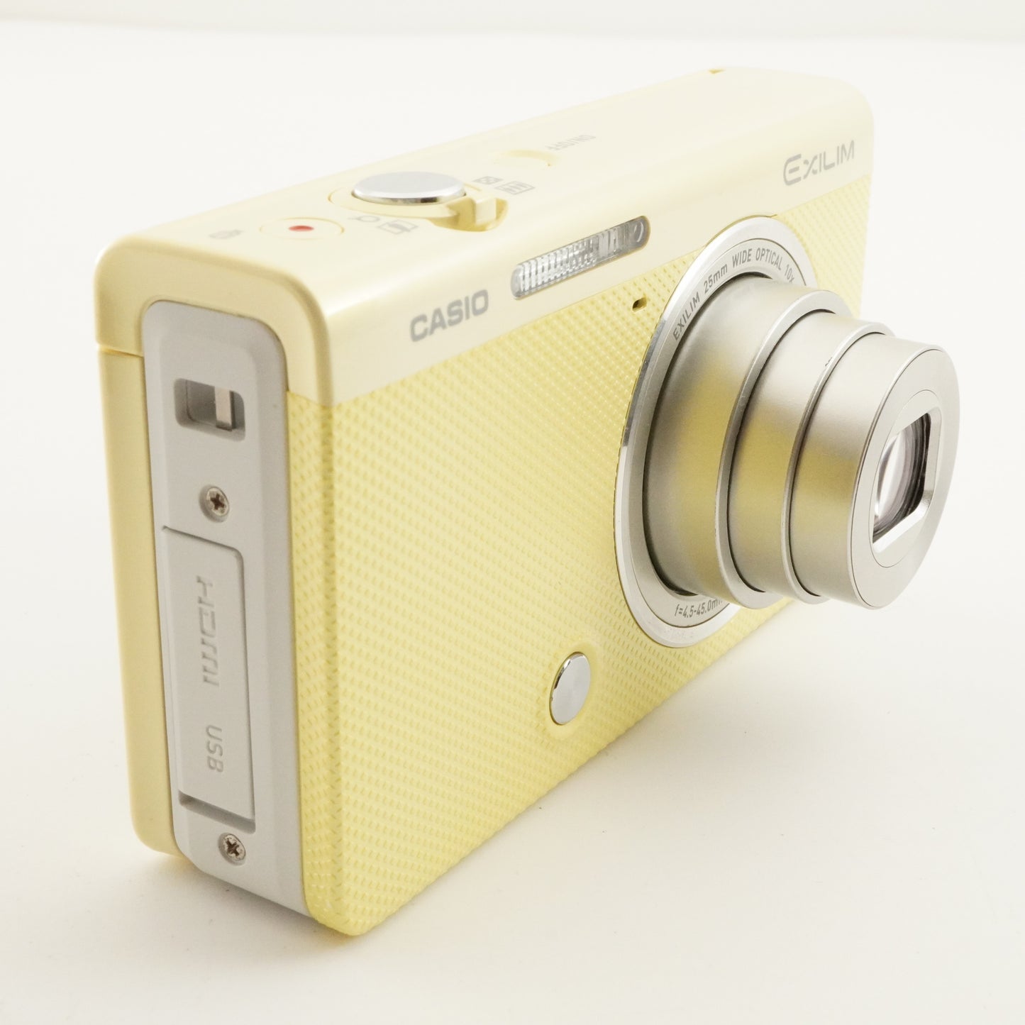 CASIO EXILIM EX-ZR70 Yellow + 4GB SDHC Card Digital Camera from Japan #11303