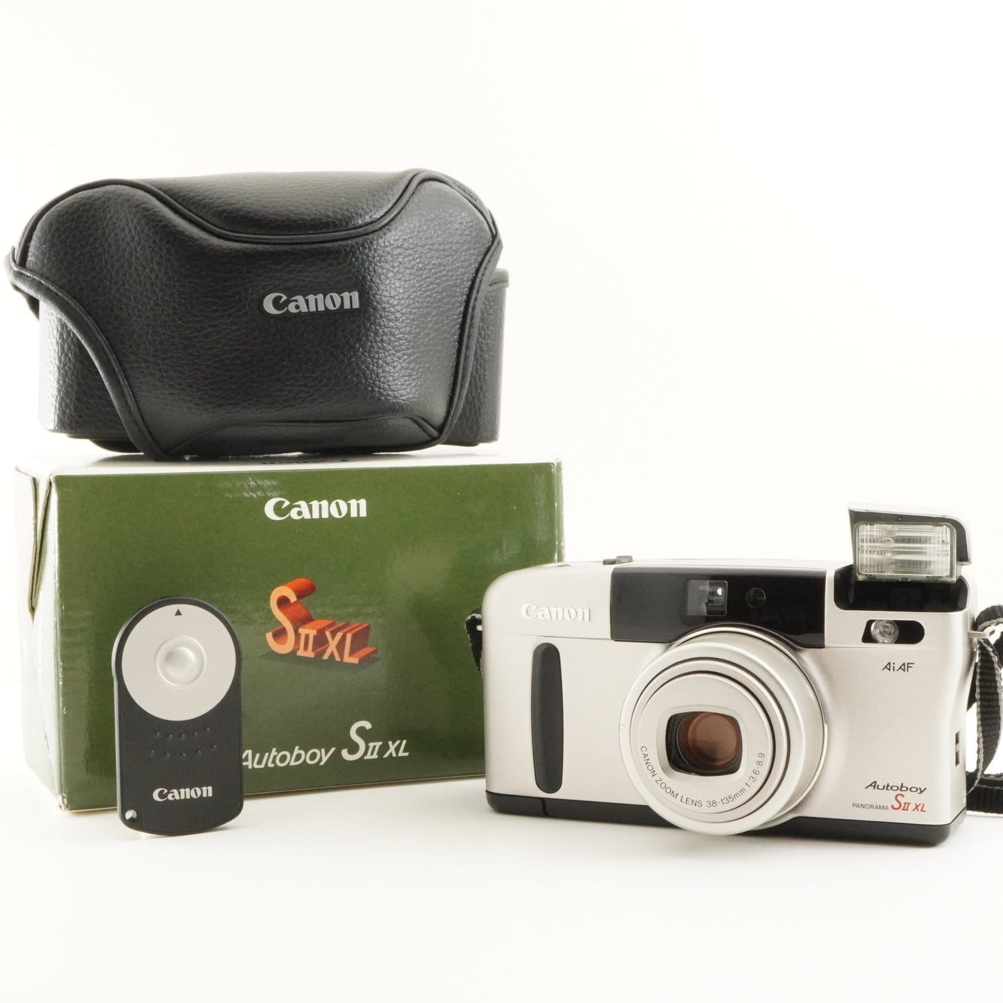 Canon Autoboy S II XL + Case In Box Point & Shoot Film Camera from Japan #11334
