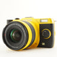 [2,068 Shots] PENTAX Q7 + 02 smc 5-15mm Yellow + 4GB SDHC Card from Japan #11345