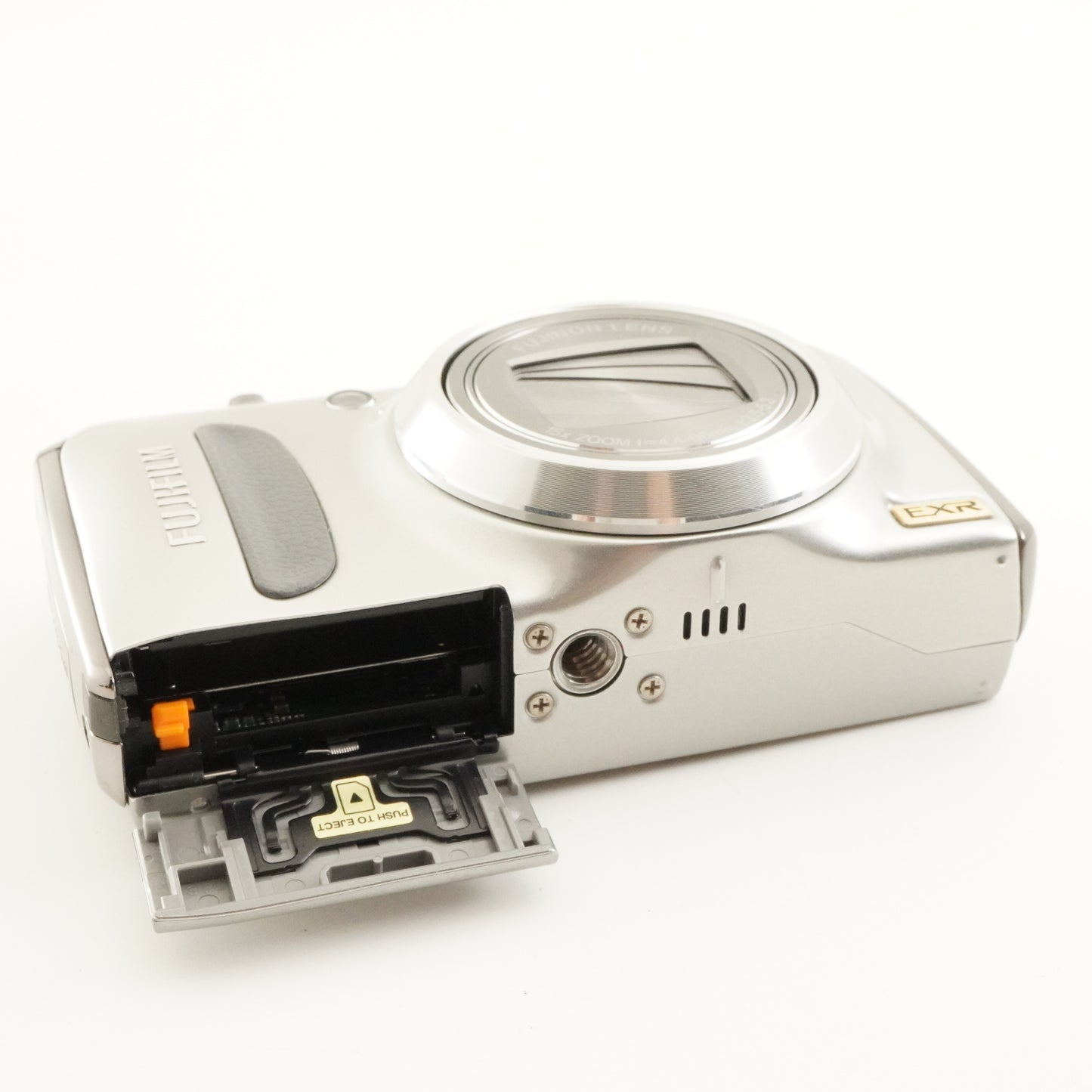 FUJIFILM FinePix F300 EXR Silver + 4GB SDHC Card from Japan #11396
