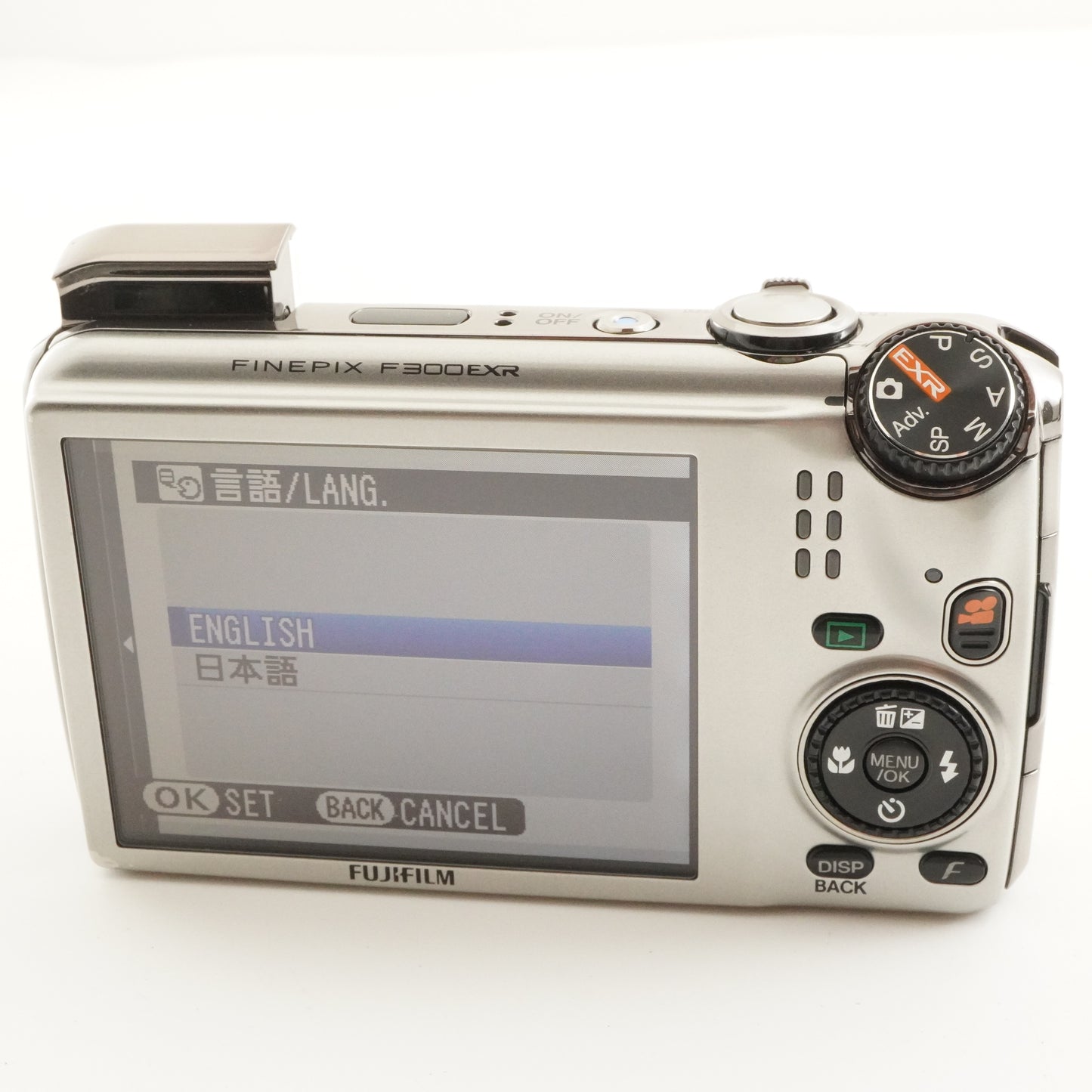 FUJIFILM FinePix F300 EXR Silver + 4GB SDHC Card from Japan #11396