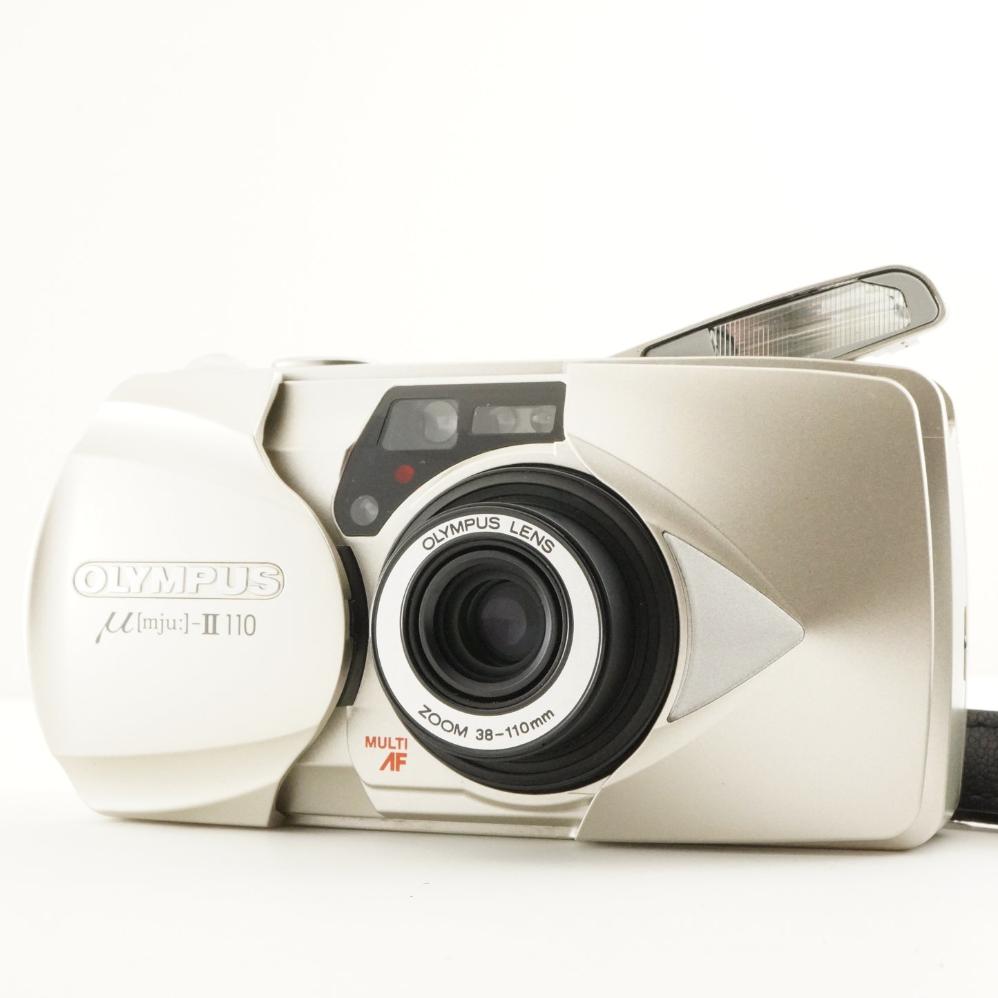 OLYMPUS mju II 110 [mju:] + Case + RC-200 Film Camera from Japan #11403
